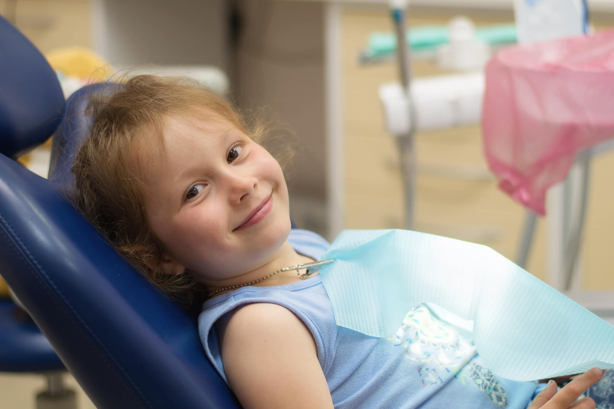 A smiling pediatric patient needing Dental Prophylaxis in Coral Gables